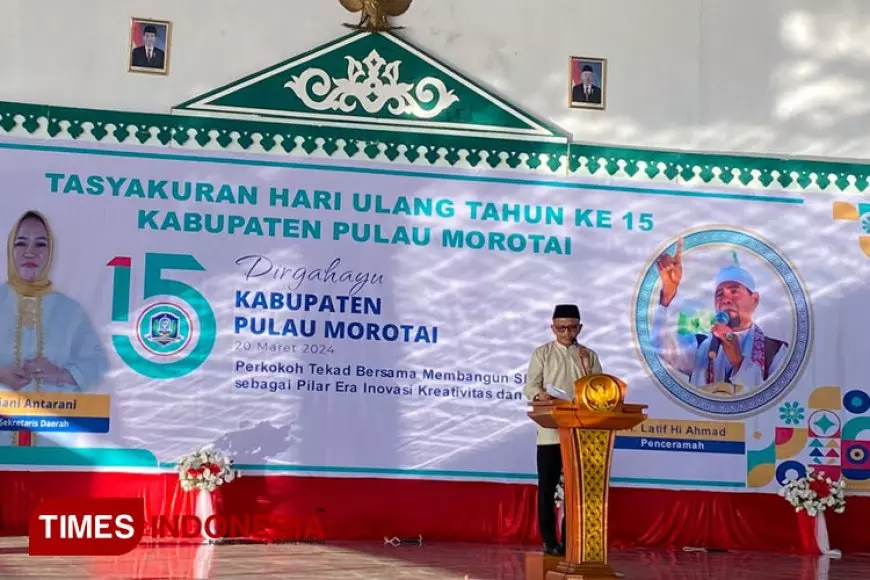 Pemkab Peringati HUT ke&#45;15 Kabupaten Morotai dengan Tasyakuran