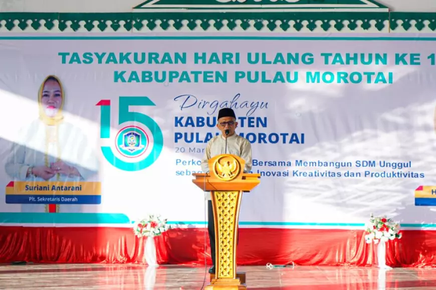 Refleksi HUT ke&#45;15 Kabupaten Morotai, Ini Harapan Pj Bupati M Umar Ali 