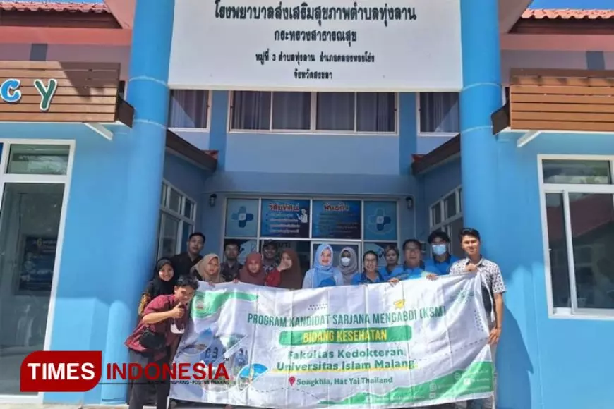 KSM T Unisma Malang Turut Andil dalam Pelayanan Kesehatan Distrik Khlong Hoi Khong Provinsi Songkhla Thailand