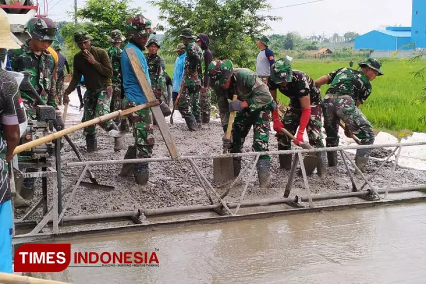 TMMD Ke&#45;119 Lamongan: Membangun Jembatan Asa Warga Desa