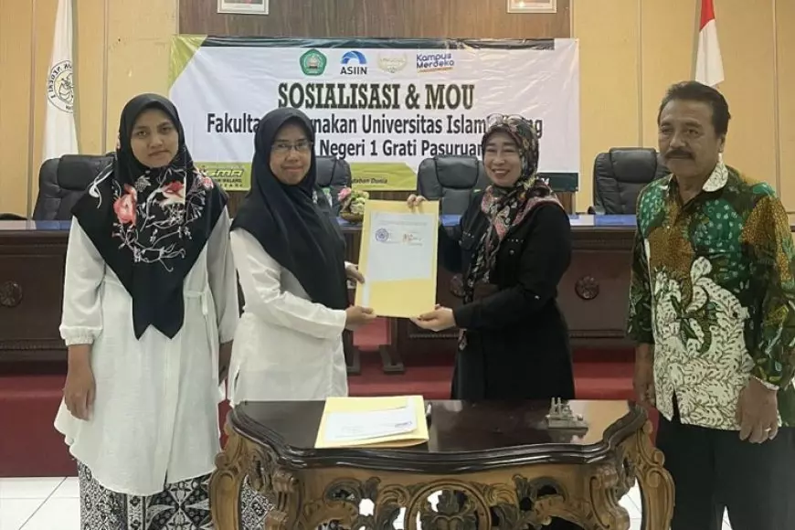 FAPET Unisma Malang Mengenalkan Immun Probiotik pada Siswa SMKN 1 Grati Pasuruan