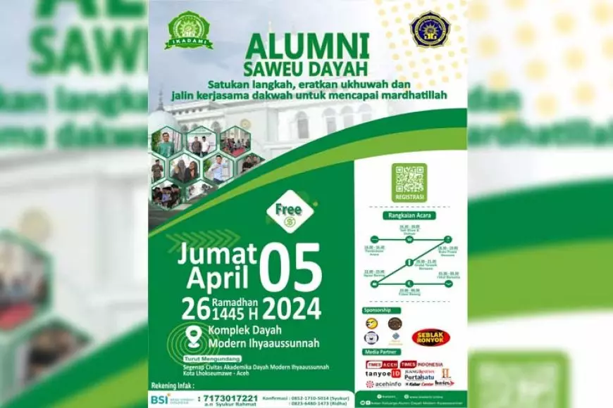 Saweu Dayah 2024, Ikadami Gelar Reuni di Dayah Ihyaaussunnah Aceh