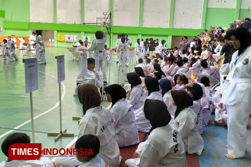 Bulan Ramadan, 644 Atlet Taekwondo Kota Tasikmalaya Semangat Ikuti UKT