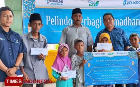 Pelindo Waingapu Berbagi Ramadan, Santuni Anak Yatim dan Sembako Gratis