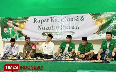 PC GP Ansor Jombang Gelar Rakorcab, Bahas Konsolidasi Anggota