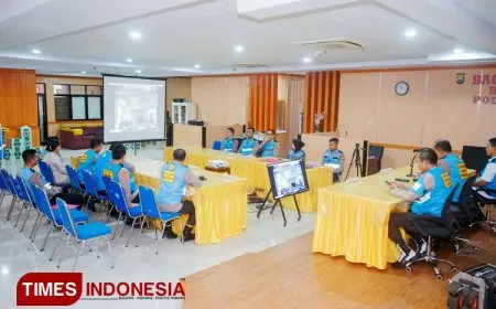 Polda Malut Ikuti Sumpah Integritas Peserta Seleksi PKA 2024 via Daring