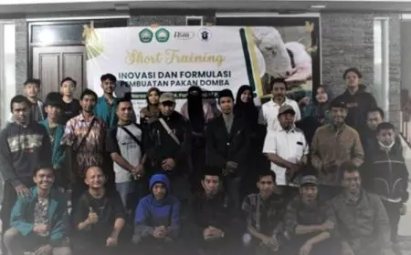 Short Training oleh Tim RKM Fapet Unisma Malang, Pelatihan Formulasi dan Pembuatan Pakan Domba