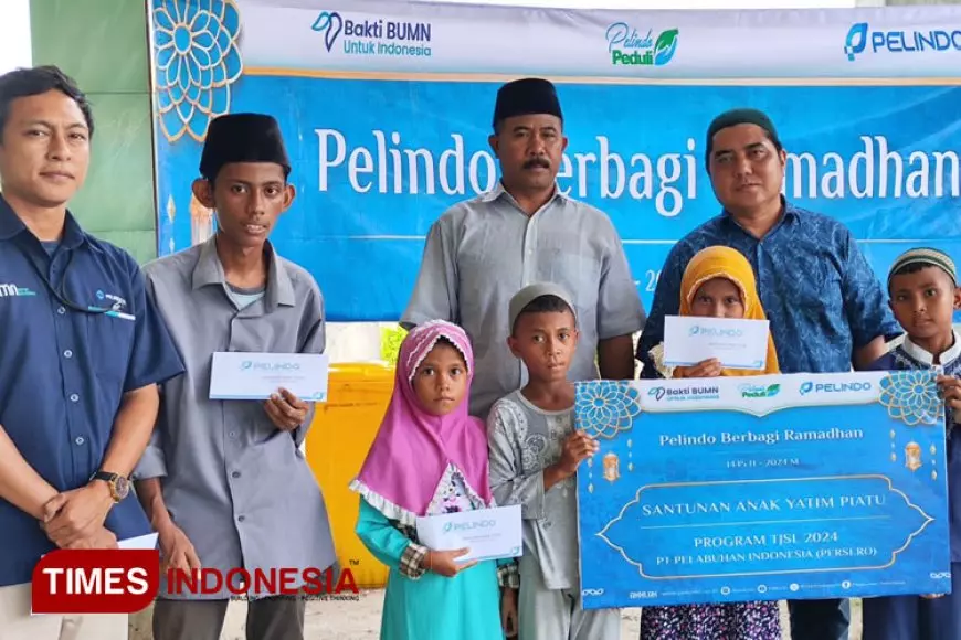 Pelindo Waingapu Berbagi Ramadan, Santuni Anak Yatim dan Sembako Gratis