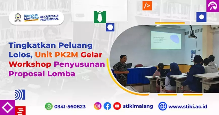 Tingkatkan Peluang Lolos, Unit PK2M Gelar Workshop Penyusuan Proposal Lomba