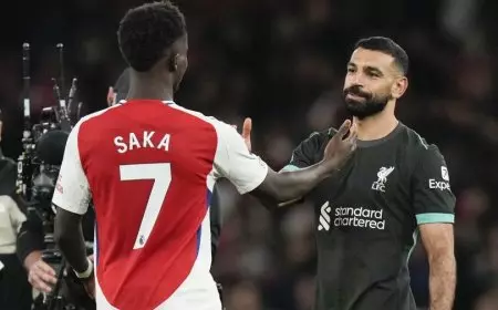 Arsenal Ditahan Imbang Liverpool 2-2 di Emirates Stadium