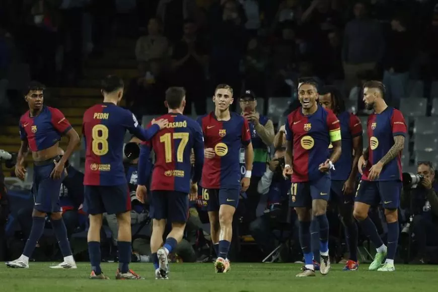 Barcelona Tundukkan Bayern Munchen 4-1, Raphinha Bersinar dengan Hattrick