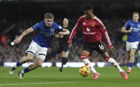 Debut Ruben Amorim di Manchester United Berakhir Imbang 1-1 Lawan Ipswich