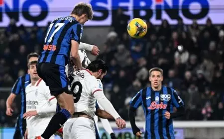 Atalanta Tundukkan AC Milan 2-1 di Gewiss Stadium