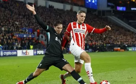 PSV Tumbangkan Liverpool dalam Laga Sengit Liga Champions