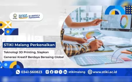STIKI Malang Perkenalkan Teknologi 3D Printing, Siapkan Generasi Kreatif Berdaya Bersaing Global