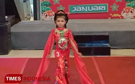 Meriahnya Suasana Imlek dengan Ajang Kids Cheongsam Fashion Competition di Lippo Plaza Jember