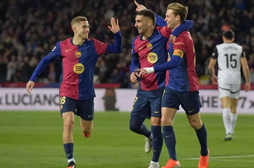 Barcelona Pesta Gol ke Gawang Valencia di Estadi Olímpic Lluís Companys