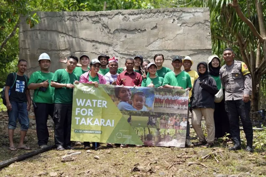 Gotong Royong Bersama Warga Desa Takarai, NTT, Wujudkan Akses Air Bersih Berkelanjutan