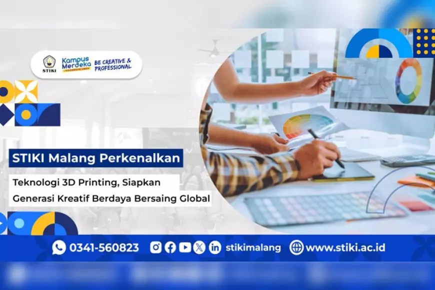 STIKI Malang Perkenalkan Teknologi 3D Printing, Siapkan Generasi Kreatif Berdaya Bersaing Global