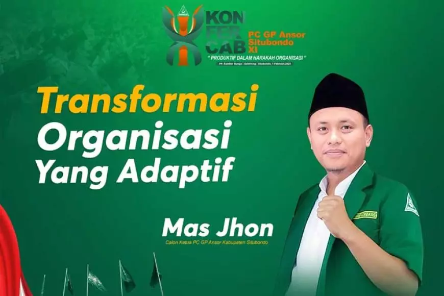 Mengenal Sosok dan Wawasan Mas Jhon, Calon Ketua GP Ansor Situbondo