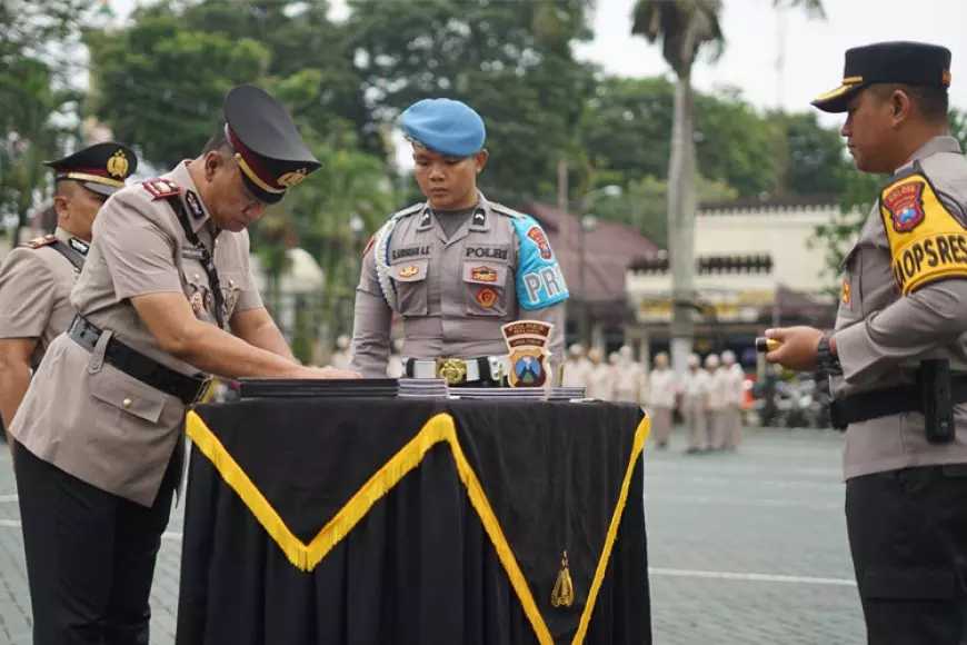 Berganti Jabatan, Kapolres Malang Pimpin Sertijab Pejabat Perwira Baru