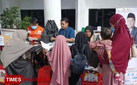 Ribuan Peserta Hadiri Malang Cinta Palestina, RSU Wajak Husada Berikan Pemeriksaan Gratis