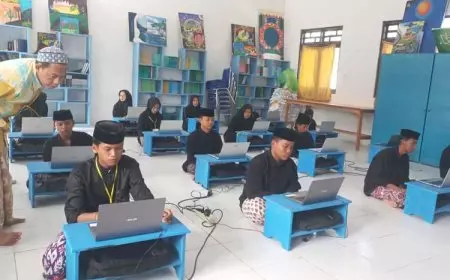 Imtihan Wathani Berbasis Digital di Kalteng Berjalan Sukses
