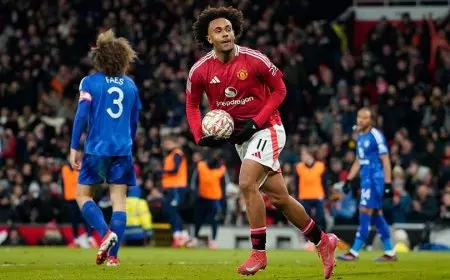 Manchester United Lolos ke Putaran Berikutnya Piala FA Setelah Kalahkan Leicester