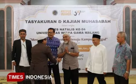 Jelang Puncak Dies Ntalis ke-54 UWG Malang Gelar Tasyakuran dan Pengajian