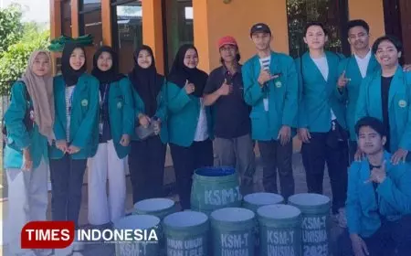 KSM-T Bantu Wujudkan Dusun Sumber Suko Bersih dengan Pengadaan Tong Sampah