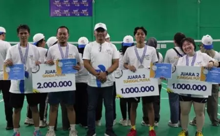 Turnamen Badminton Hobiholidays: Ajang Olahraga dan Silaturahmi bagi Tour Leader