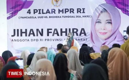Anggota DPD/MPR RI Jihan Fahira Gelar Sosialisasi 4 Pilar Kebangsaan di SDN Cicenang 1 Majalengka