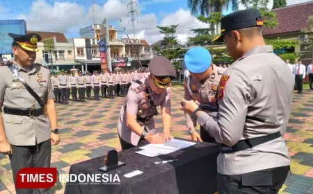 Kompol Wahyu Madurasyah Putra Resmi Menjadi Wakapolres Tasikmalaya Kota