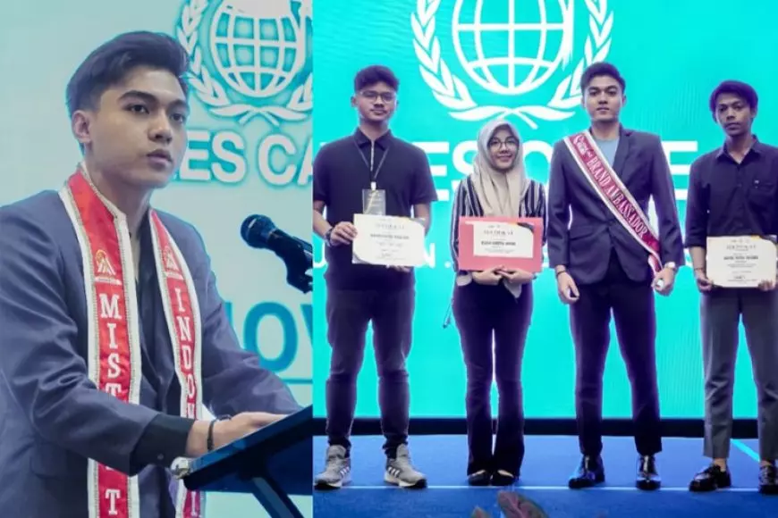 Mister Teen Indonesia 2024 Wakili IDC Serahkan Beasiswa ke 50 Mahasiswa