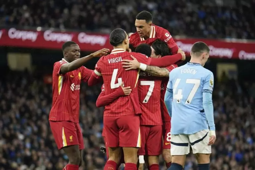 Liverpool Taklukkan Manchester City 2-0 di Etihad, The Reds Kian Kokoh di Papan Atas