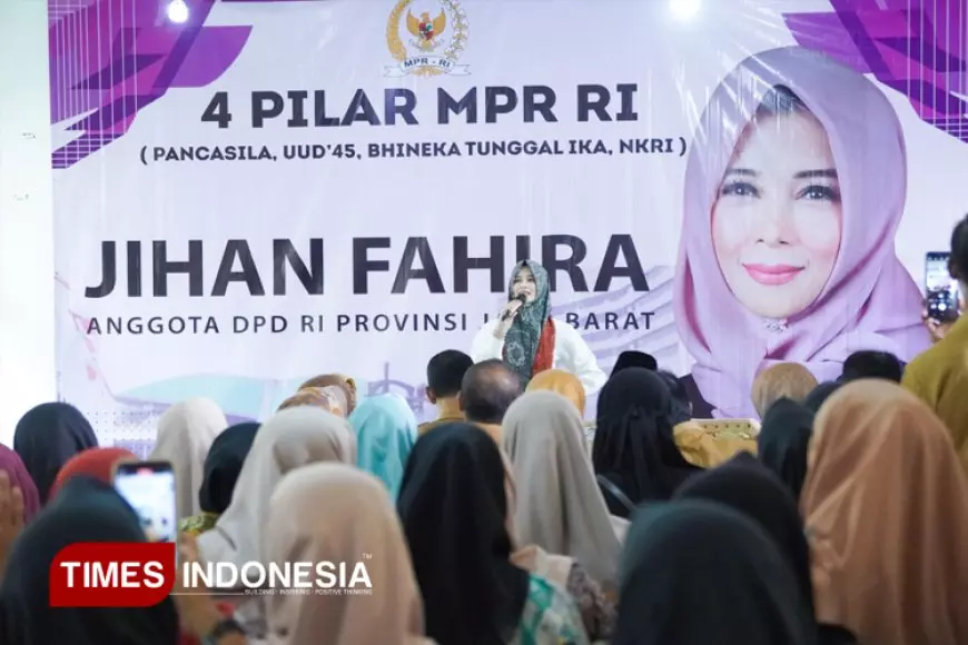 Anggota DPD/MPR RI Jihan Fahira Gelar Sosialisasi 4 Pilar Kebangsaan di SDN Cicenang 1 Majalengka