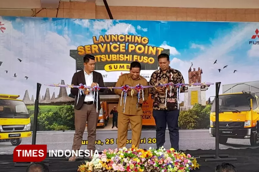 PT KTB dan PT BBM Resmikan Service Point Mitsubishi Fuso di Sumba