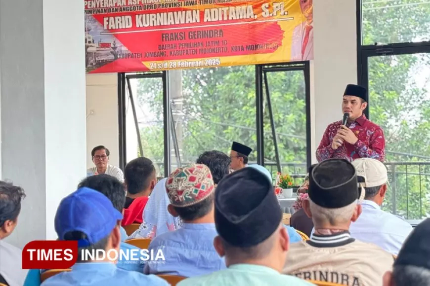 Serap Aspirasi dengan Masyarakat, Politisi Gerindra Ini Bakal Kawal Pembangunan di Jombang