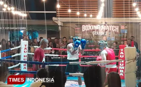 KDH dan Blazer Boxing Club Gelar Event Boxing Match Season 2 di Sumba Timur