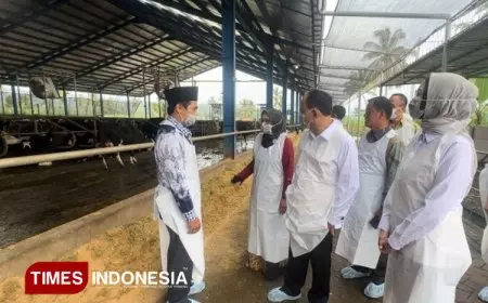Kunjungan Menteri Koperasi ke JAB Farm-KAN Jabung Malang