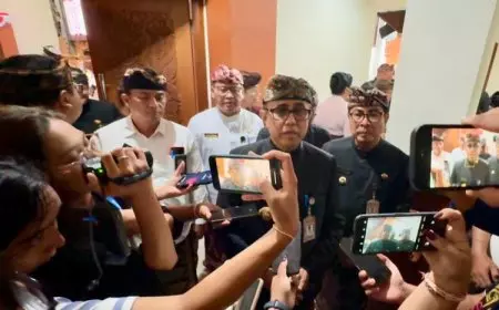 Kembali Pimpin Denpasar, Jaya - Wibawa Sampaikan Pidato di Sidang Paripurna Dewan