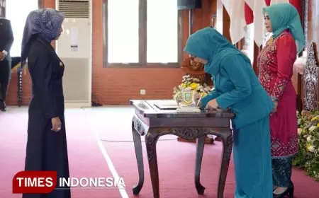 Lina Desriana Arisandi Jabat Ketua TP PKK Kota Mojokerto