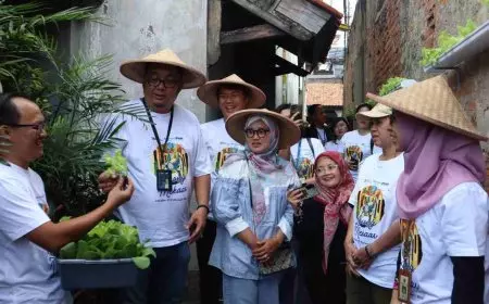 Urban Farming Lorong Mekaar, Langkah PNM Wujudkan Asta Cita Ketahanan Pangan