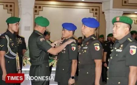 Dua Perwira Menengah Kodam Brawijaya Berganti, Pangdam Tekankan Adaptasi dan Inovasi