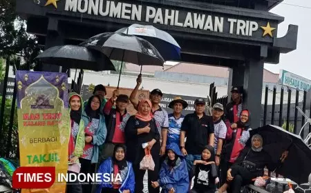 MAS TRIP Malang Raya Berbagi Takjil, Kenang Semangat Perjuangan Tentara Pelajar