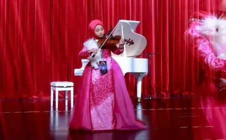 Violinist Cilik Azalea Syelyyendra Rilis Single Instrumental Ramadhan Karya Maher Zain
