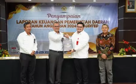 Bupati Kediri Serahkan LKPD 2024 ke BPK Perwakilan Jawa Timur