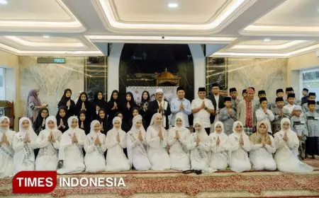 Berbagi Kebahagiaan Ramadan, Putri Hijab Indonesia Jatim Gelar Kajian Ramadan dan Santunan Anak Yatim