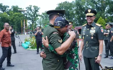 700 Bintara Resmi Dilantik, Pangdam V Brawijaya: Ini Baru Langkah Awal Pengabdian