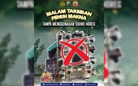 Polres Malang Imbau Tanpa Sound Horeg dan Petasan Saat Malam Takbir Lebaran